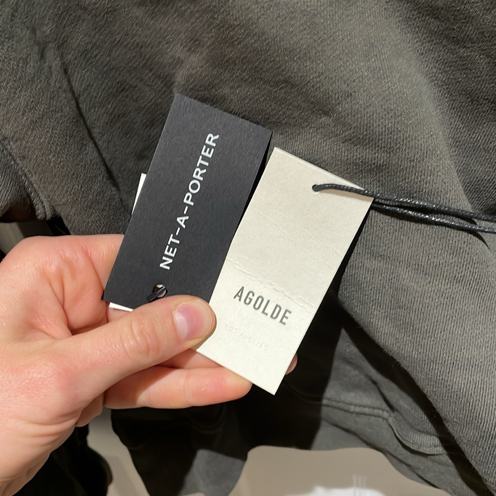 Agolde low vneck balloon sleeve sweatshirt - Picture 8 of 15